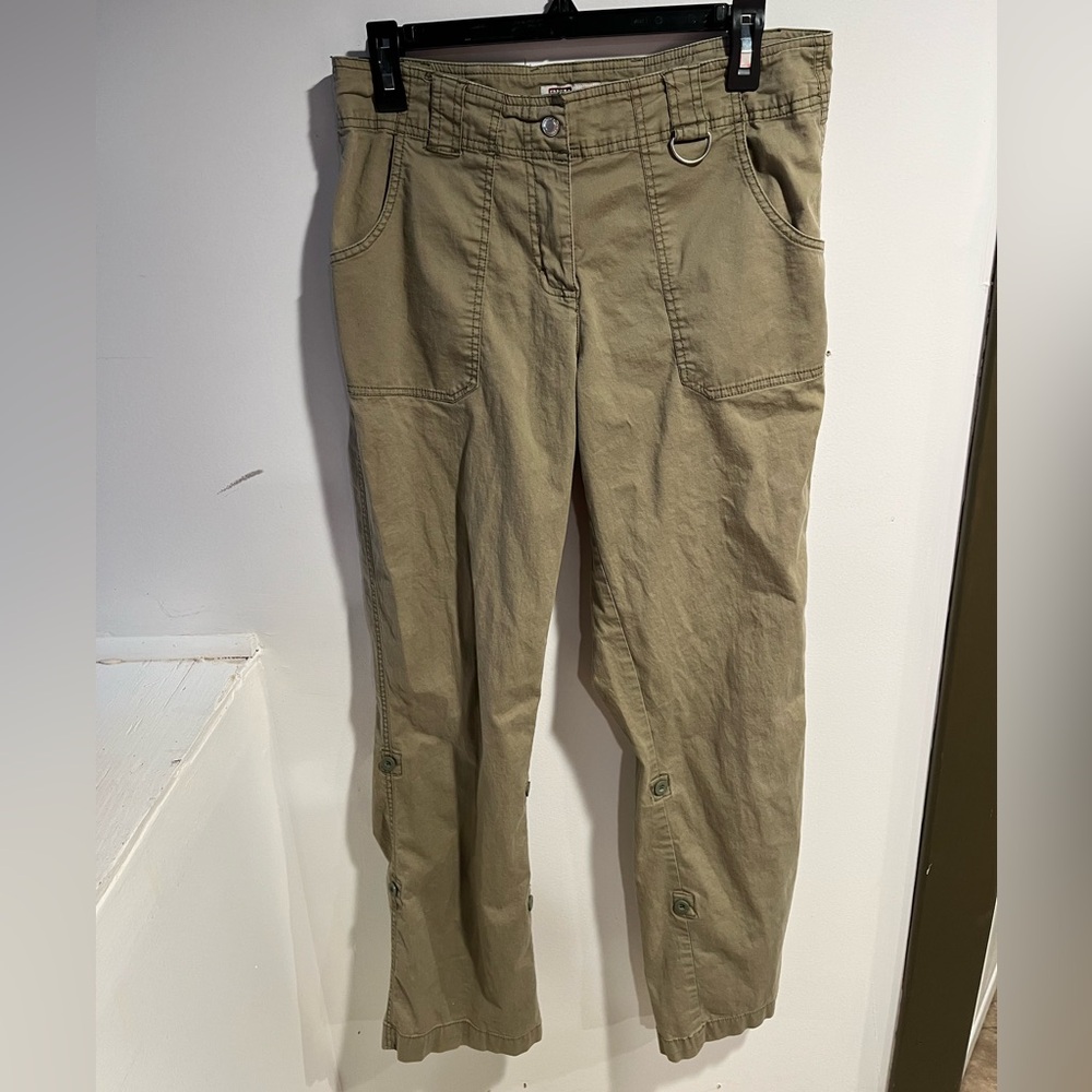 Faded Glory Sz10 Olive Green Cargos